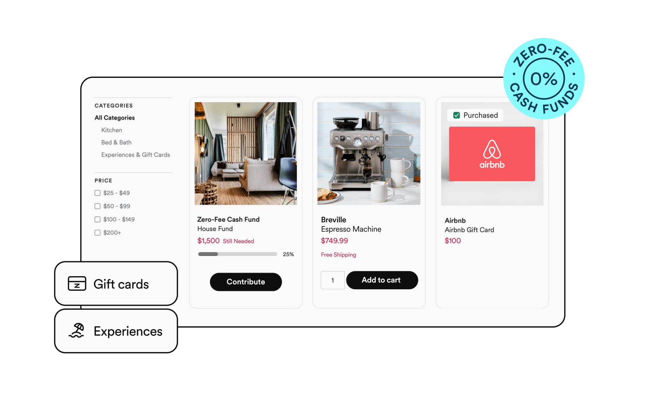 Wedding Registry & Online Gift Finder - Zola