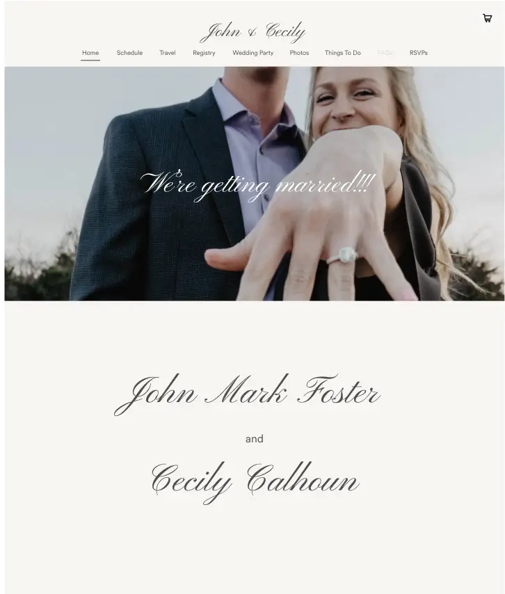 Zola's Abbey website theme