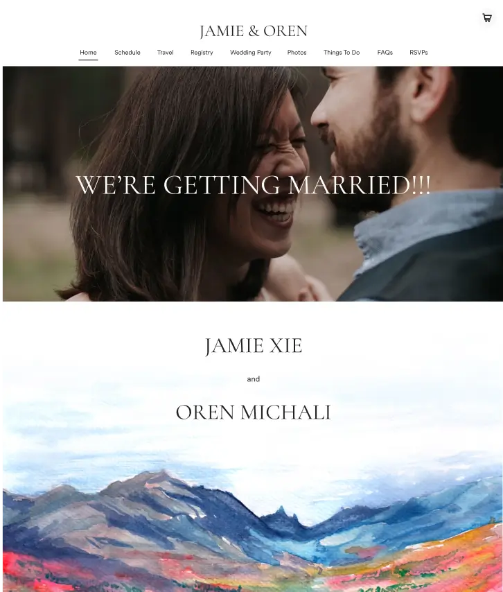 Zola's Deepcreek website theme