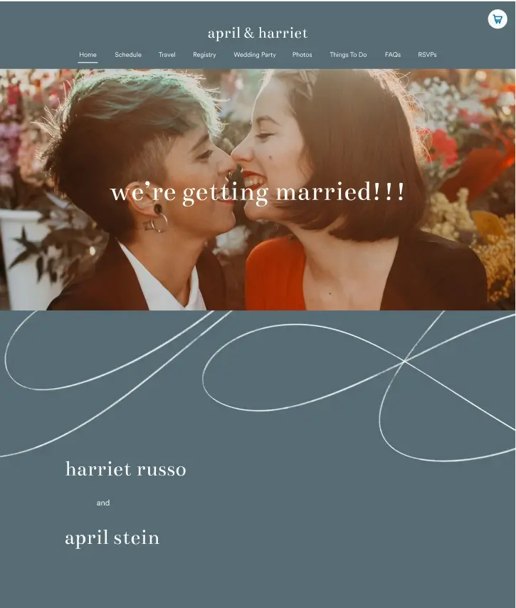 Zola's Powell website theme