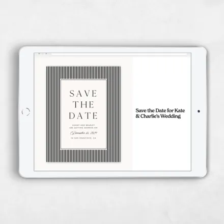 Digital save the dates