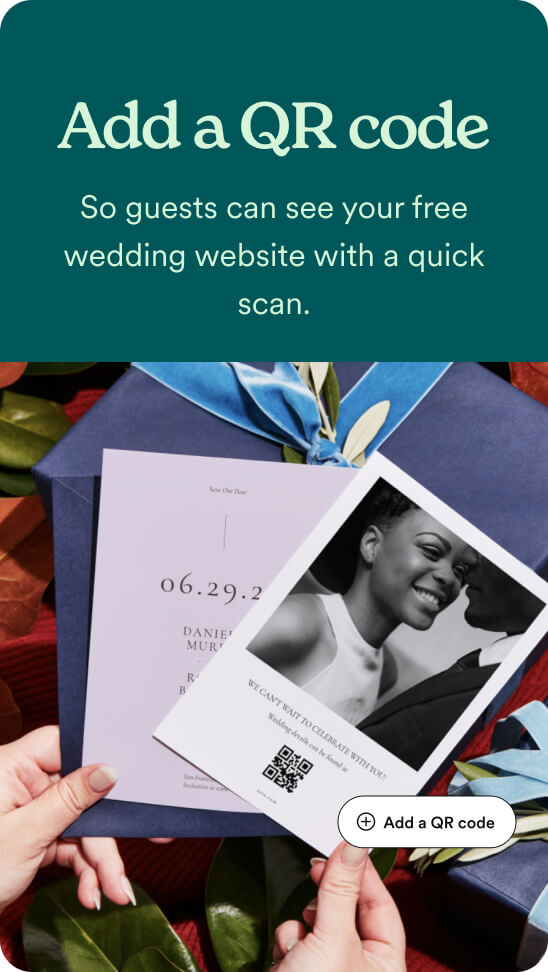 Add a QR code to share info in a snap