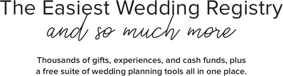 your dream wedding registry